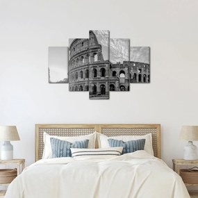 Kép - Colosseum Rómában, fekete-fehér (150x105 cm)
