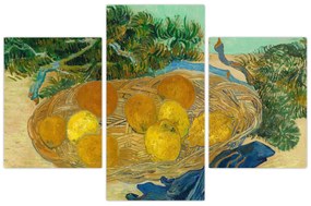 Kép - Vincent van Gogh, Still Life of  Oranges and Lemons with  Blue Gloves, reprodukciók (90x60 cm)