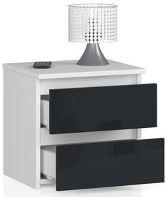 Éjjeliszekrény Cleania CL2 (fényes grafit). Akció -15%. 1069508