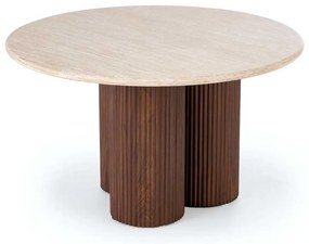 Donovan dohányzóasztal, kő / dió