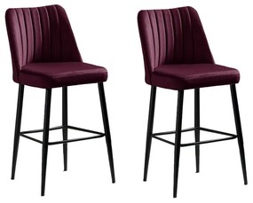 Vento Claret Red bárszék szett, 2 db, 2 db