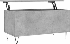vidaXL betonszürke szerelt fa dohányzóasztal 90x44,5x45 cm