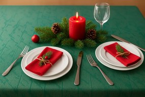 Abrosz Foltálló 120X160 CM Zöld Ezüst Karácsony