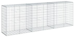 horganyzott vas gabion kosár fedéllel 300 x 50 x 100 cm