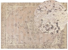Bézs pamutszőnyeg 160 x 230 cm MATARIM Beliani