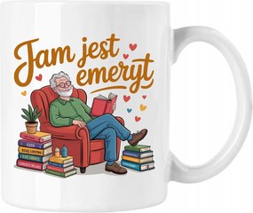 Bögre a szabadidő ura nyugdíjas 3 fehér 330ml