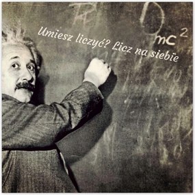 Poszterek 100x100 Albert Einstein