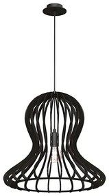 Amplex 5020 - Kábelre szerelt OCTO függőlámpa 1xE27/20W/230V fekete