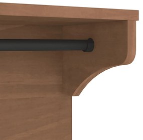 SANDNES tömör fenyőfa falra szerelt kabátállvány 87x30x42 cm