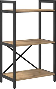 vidaXL Könyvespolc Artisan tölgy 56 x 34 x 96 cm Faanyag