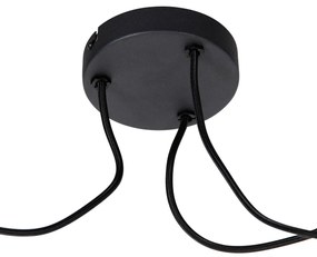 Okos függőlámpa fekete 3 lámpás WiFi G95-tel - Cava