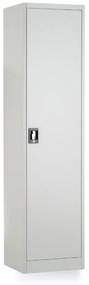 Univerzális fém szekrény, 50 x 40 x 185 cm, hengerzár, szürke - ral 7035