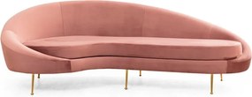 Világos rózsaszín kanapé 255 cm Eses – Artie