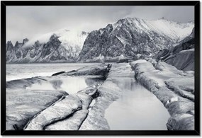 Poszterek keretben 60x40 Senja sziget, Norvégia