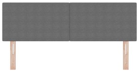 LED Fejtámla Egyszerű Design Világosszürke 80 cm Corduroy Szövet