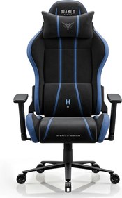 Szövet gamer szék fekete-kék Diablo X-One 2.0 Night Blue King