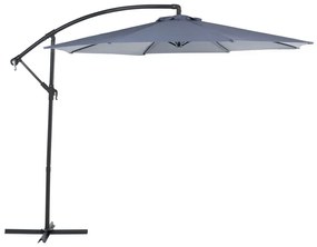 Sötétszürke napernyő ⌀ 300 cm RAVENNA Beliani
