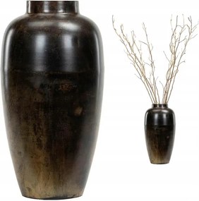 Padlóváza Magas Nagy Loft 40cm Hálószoba Nappali Barna Ág