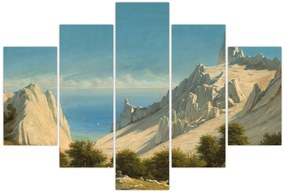 Kép - Georg Emil Libert, View of Sommerspiret, the Cliffs of Møn, reprodukciók (150x105 cm)