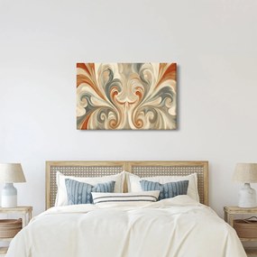 Kép - Örvények földszínekkel (90x60 cm)