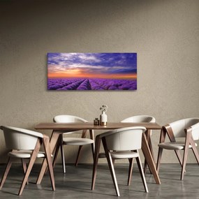 Egy levendula mező képe (120x50 cm)