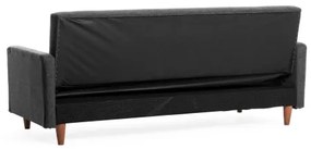 NARA kétszemélyes kanapé, sötétszürke