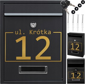 Kis Fekete Postaláda Arany Minta