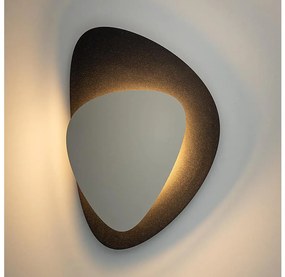 LED fali lámpa PEDRA LED/7W/230V fekete/bézs