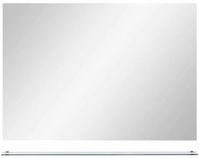 edzett üveg falitükör polccal 80 x 60 cm