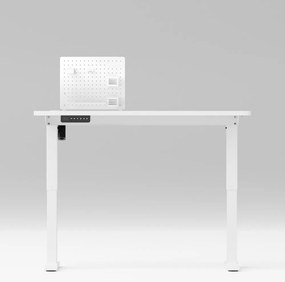 Perforált tábla, pegboard, rendszerező íróasztalhoz, fehér 57,5x52cm LVN System LV0154