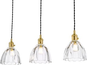 Dar Lighting glamour modern függeszték hadano sárgaréz darhad3640-11