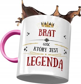 Rózsaszín Bögre Testvérnek Születésnapi Ajándék Nyomtatott Fotóval