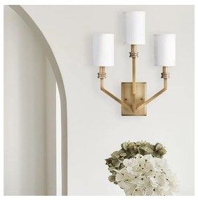 Hinkley HK-MOORE-WB3-HB - MOORE fali lámpatest 3xE14/40W/230V arany