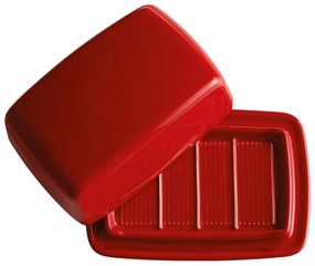 Piros kerámia vajtartó – Emile Henry