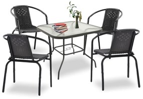 Rozetta 4+1 kerti bútor garnitúra szett