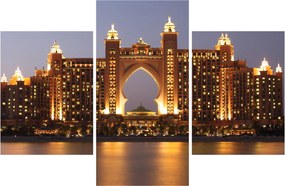 Kép egy épületról Dubajban (90x60 cm)
