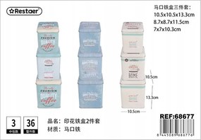 Fém dekorációs doboz ideális tároláshoz