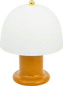 Rick LED-es asztali lámpa 21 cm sárga