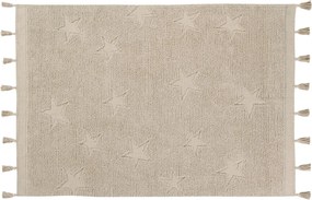 Lorena Canals Hippy Stars pamut szőnyeg 120x175 cm természetes design