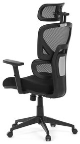 Fekete Szövet Irodai Szék, Szinkron Mechanikával. KA-Q8203 BK