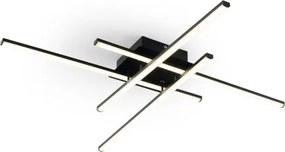 Brilagi - STRIPES LED mennyezeti lámpatest LED/37W/230V fekete