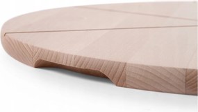 Fa Pizzaszeletelő És Tálaló Deszka Kerek Nyéllel 50CM