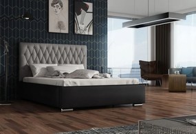 REBECA kárpitozott ágy + ágyrács + matrac, Siena04 gobbal/Dolaro08, 160x200