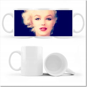 Nyomott mintás bögre Aranyos Marilyn Monroe