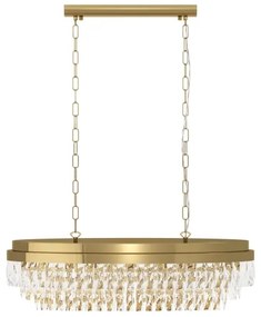 Eglo 39462 - Csillár láncon VALPARAISO 10xE14/40W/230V arany