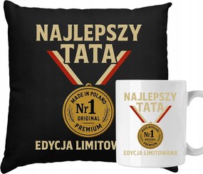 Párna és Bögre Apának Legjobb Apa Ajándék Apák napjára Szett