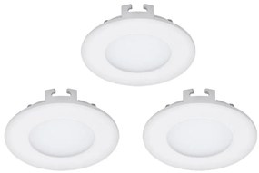 Eglo 94732 - SZETT 3x LED beépíthető lámpatest FUEVA 1 1xLED/2,7W/230V