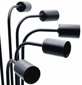 Felületre szerelhető csillár  TRINITY 10xE27/15W/230V fekete