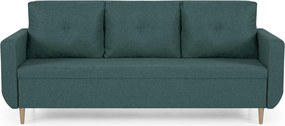 DORIS Háromszemélyes kinyitható kanapé Türkizkék