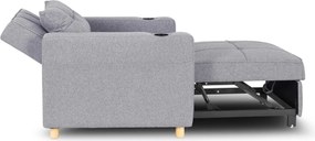 Dönthető fotel szürke, SOLOR